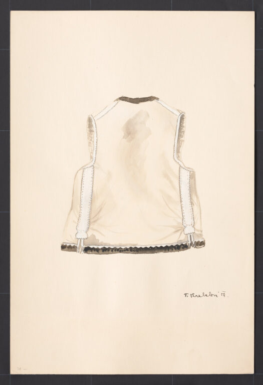 Kresba – kožuštek mužský starodávny