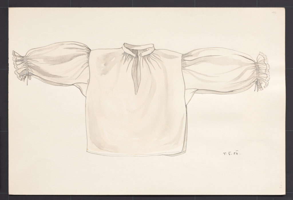 Kresba – rukávce ženské