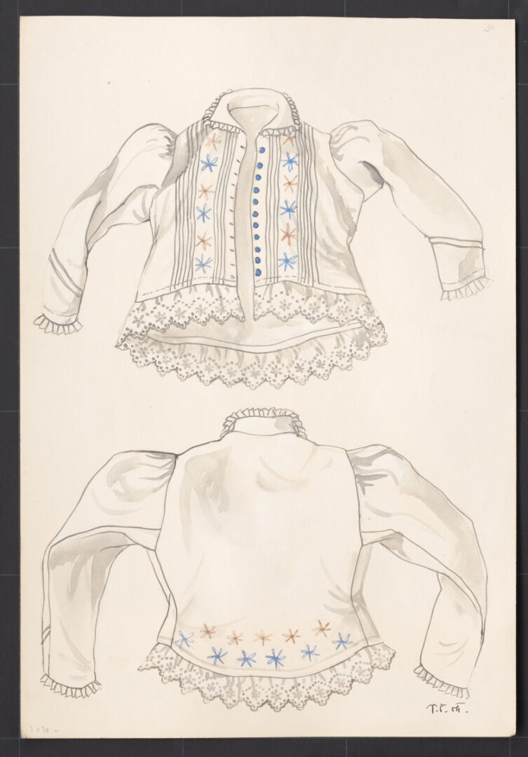 Kresba – kabátik ženský