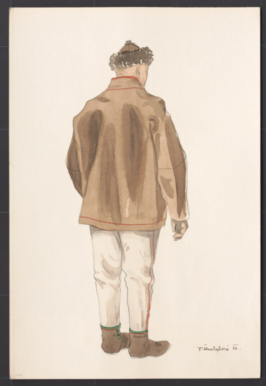 Kresba – odev mužský zimný