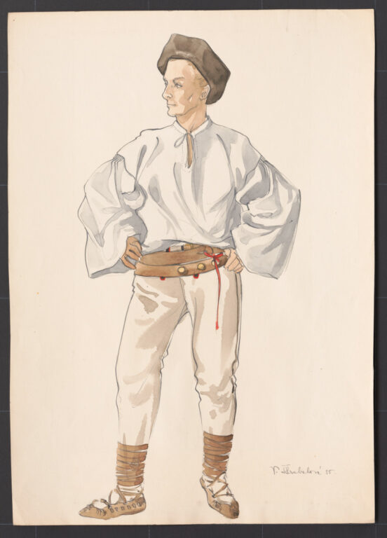 Kresba – odev mužský pracovný