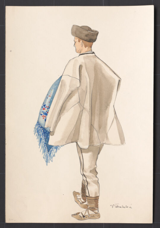 Kresba – odev ženícha