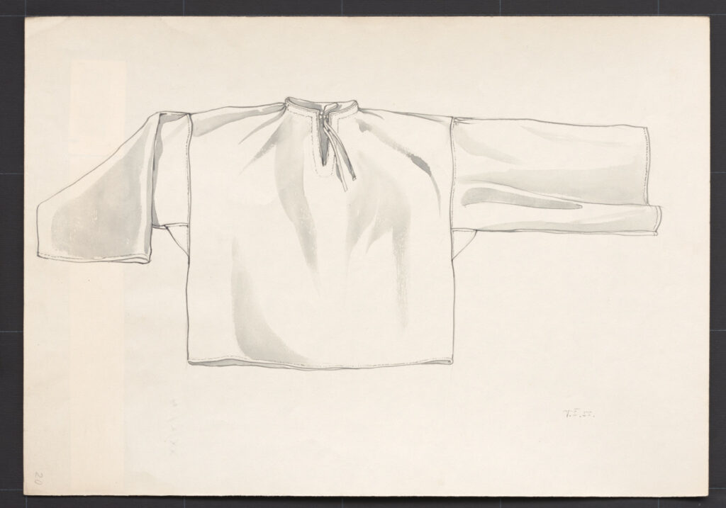 Kresba – košeľa mužská