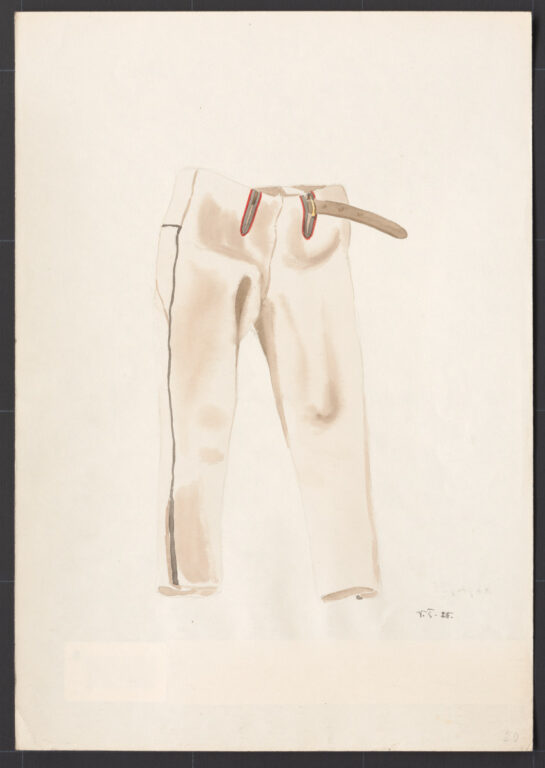 Kresba – nohavice mužské