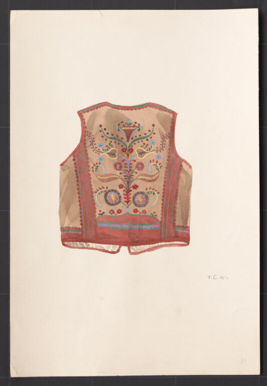 Kresba – kožuštek mužský hnedý