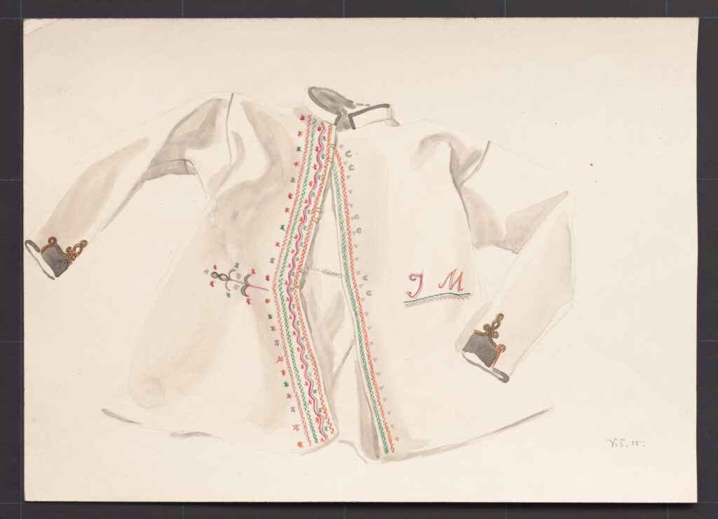 Kresba – kabanica mužská