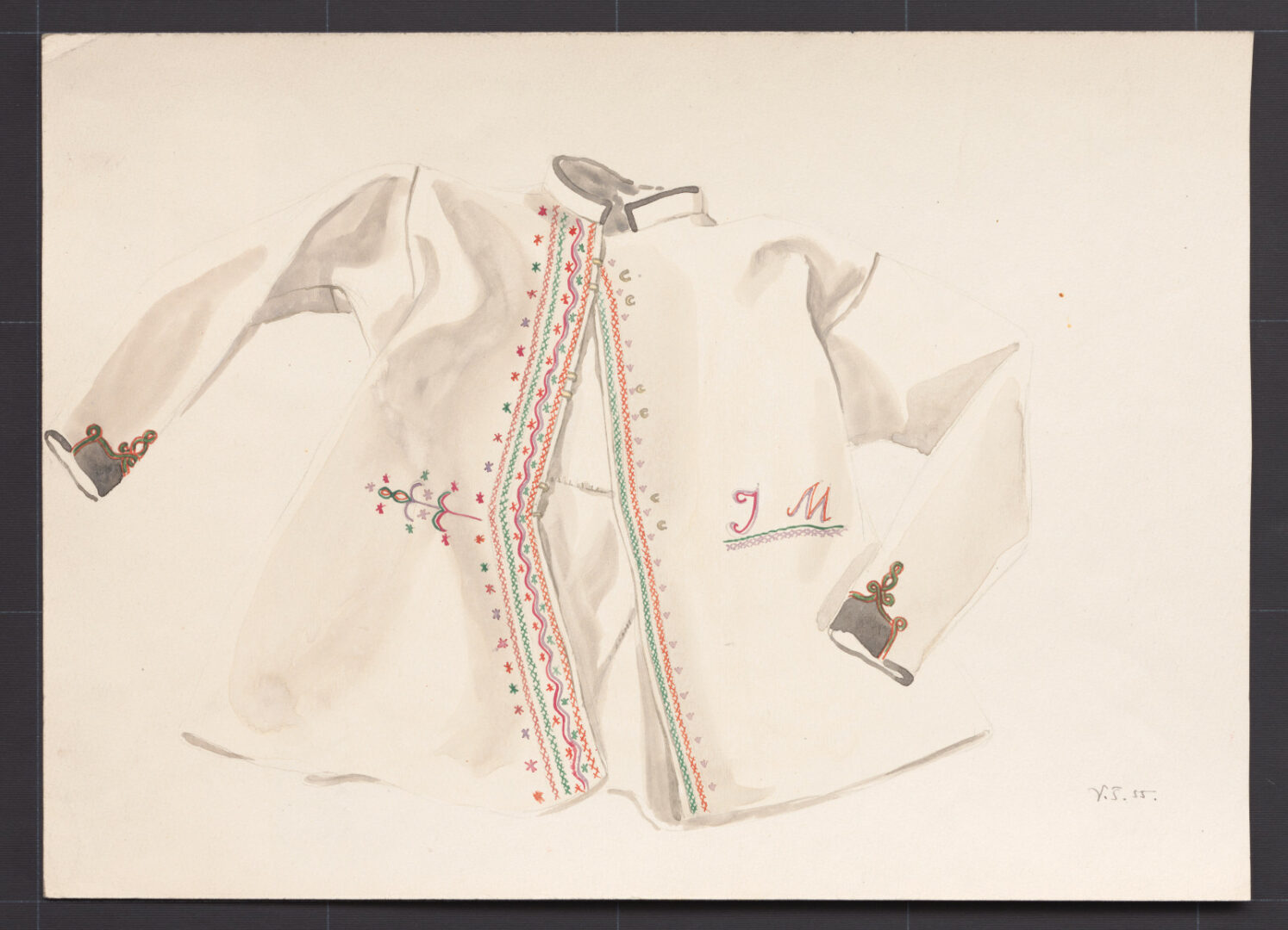 Kresba – kabanica mužská