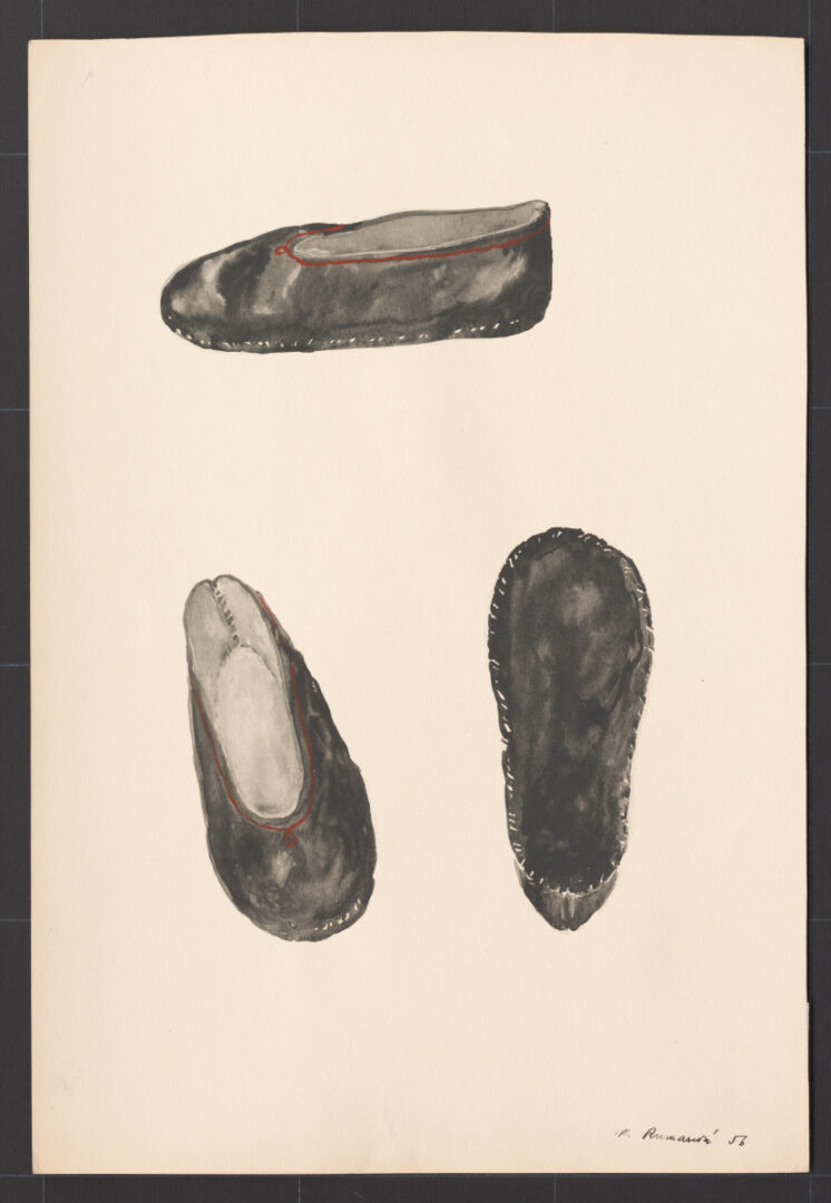 Kresba – papuče ženské