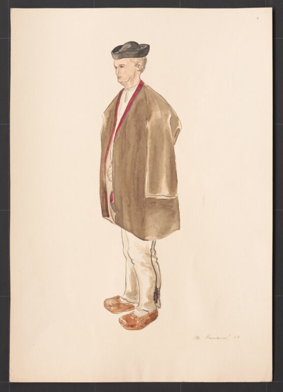 Kresba – odev mužský zimný