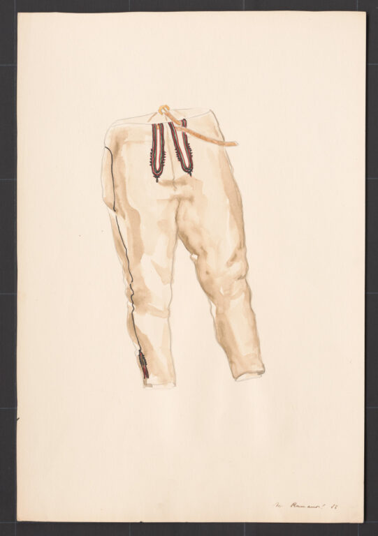 Kresba – nohavice súkenné