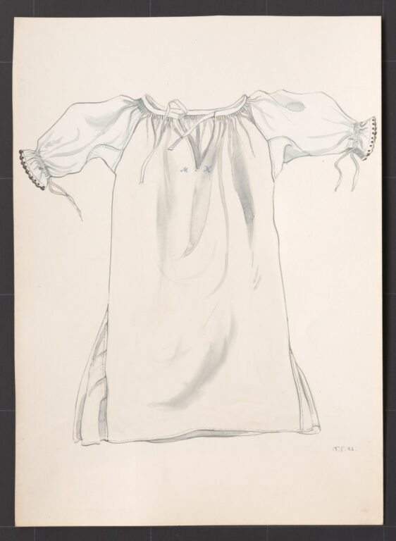 Kresba – košeľa ženská