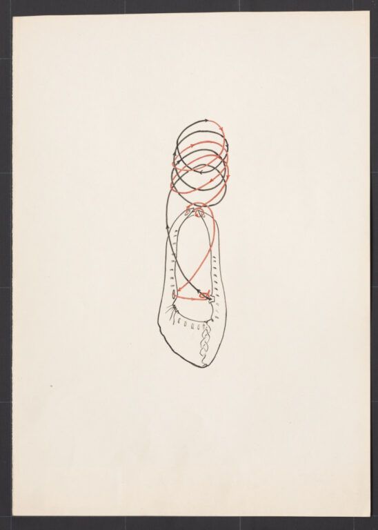 Kresba – krpce – schéma viazania