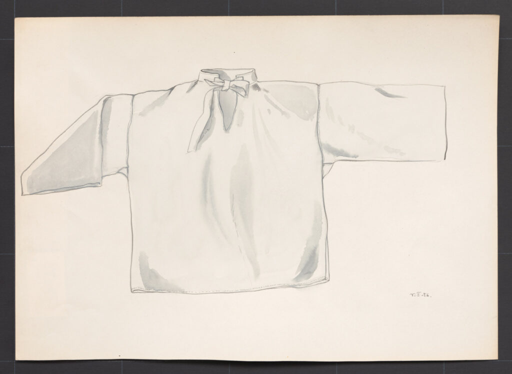 Kresba – košeľa mužská