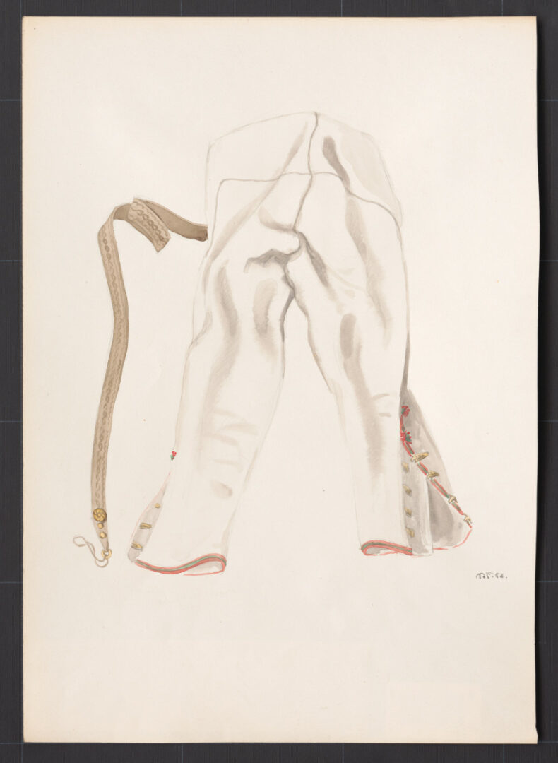 Kresba – nohavice mužské súkenné