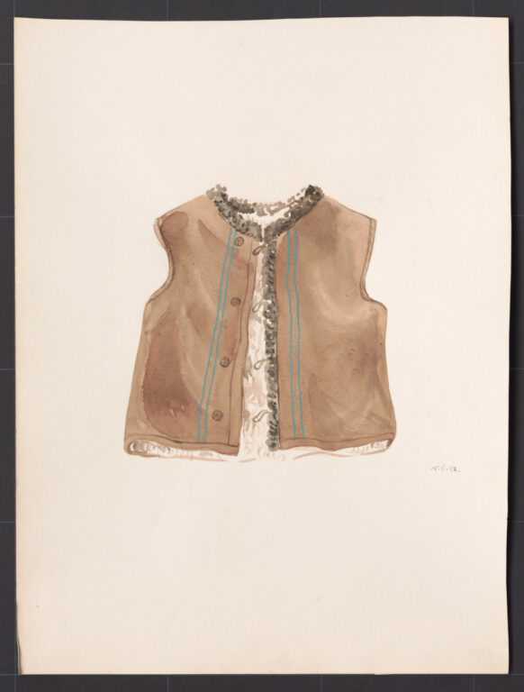 Kresba – kožuštek mužský