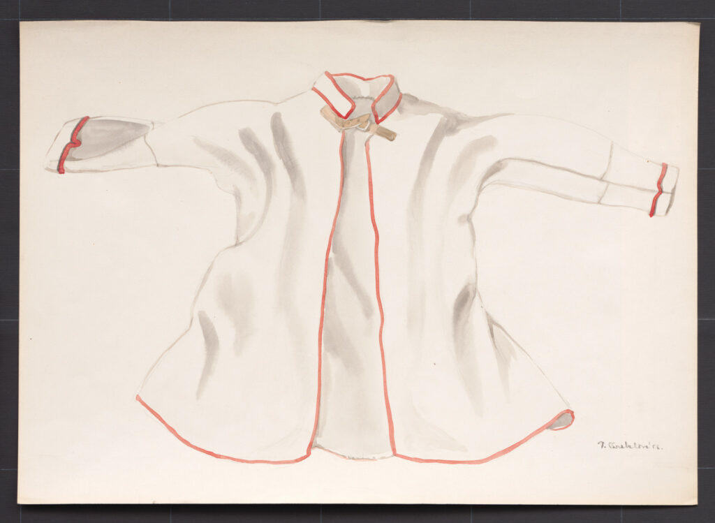 Kresba – kabanica mužská