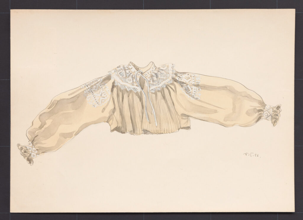 Kresba – rukávce konopné