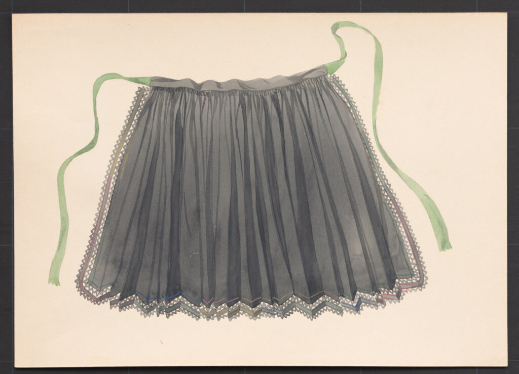 Kresba – zástera sviatočná