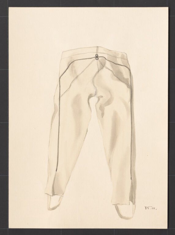 Kresba – nohavice mužské súkenné