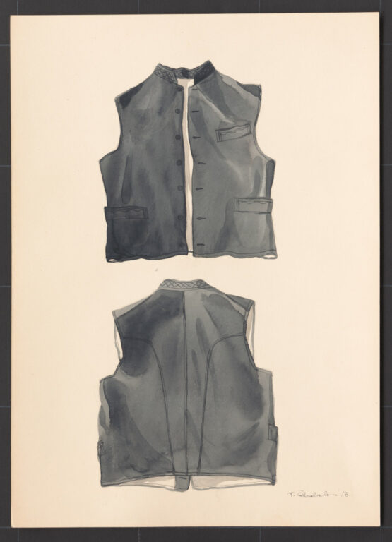 Kresba – živôtik mužský súkenný