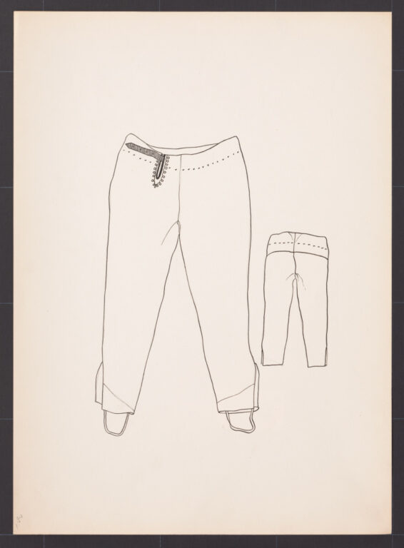 Kresba – nohavice súkenné