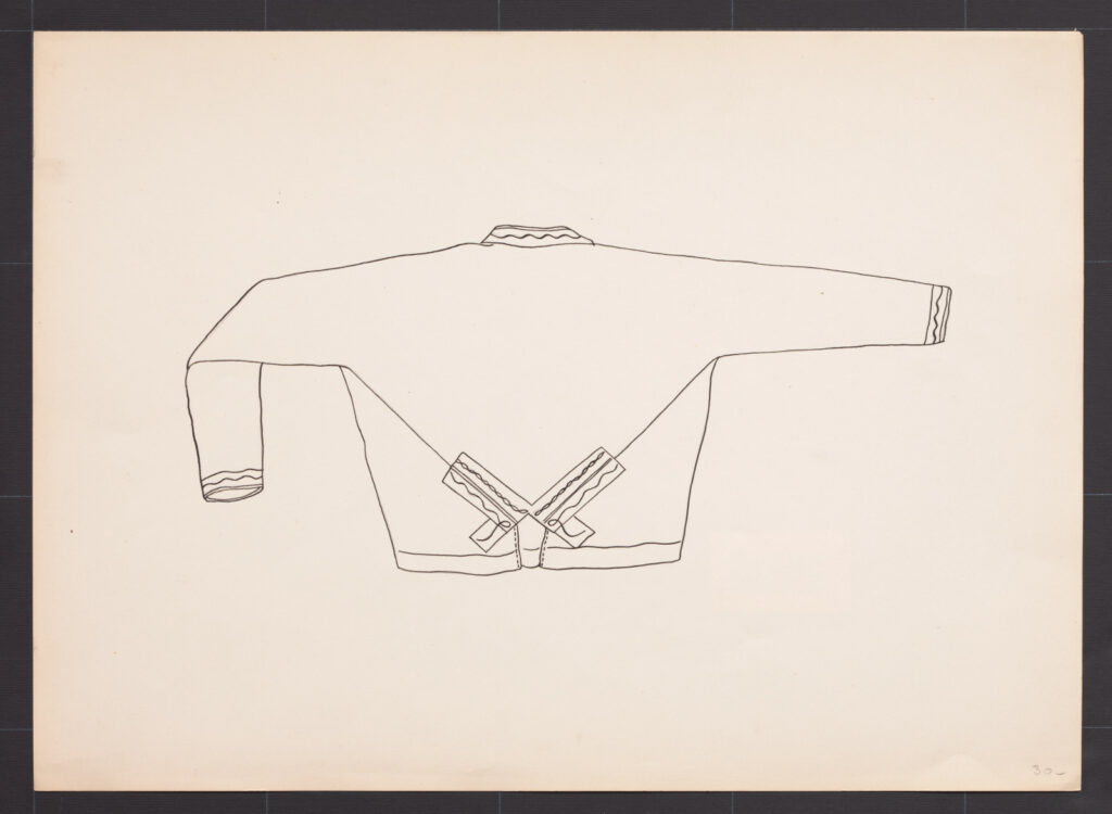 Kresba – kabanica mužská