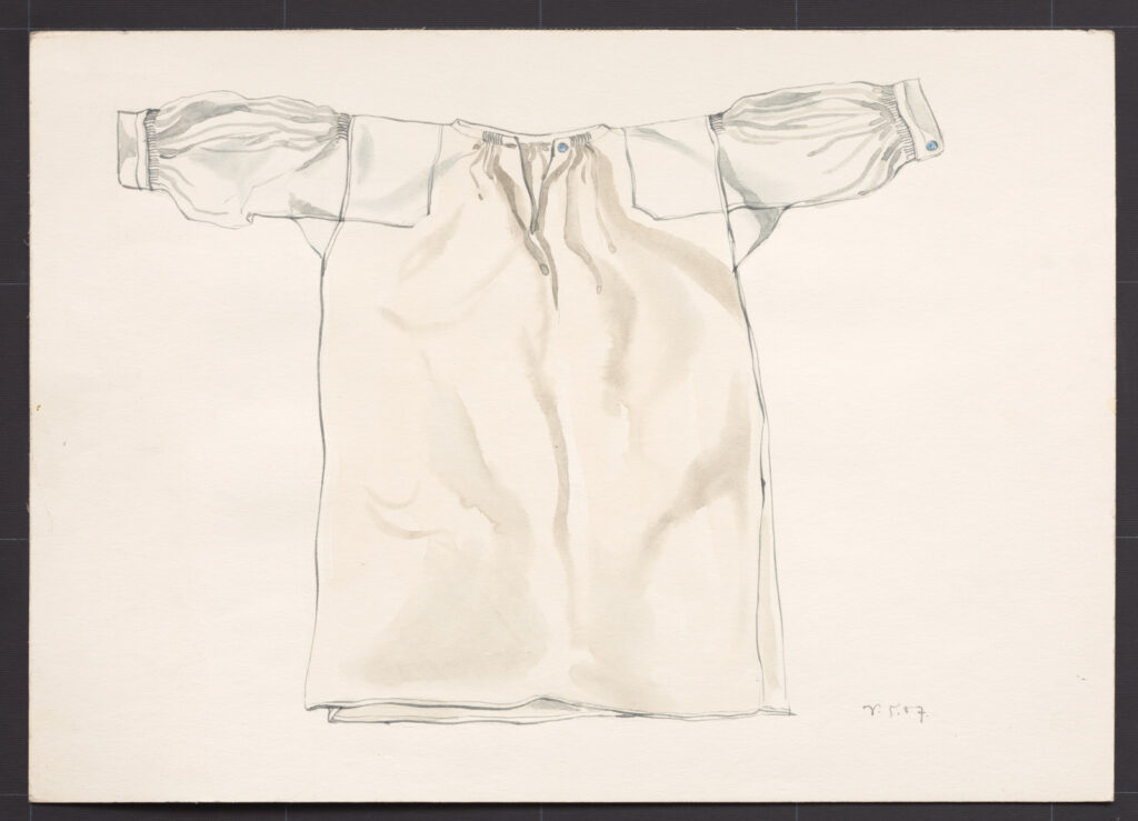 Kresba – košeľa ženská