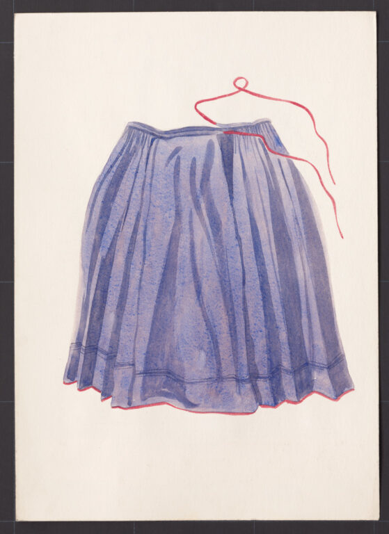 Kresba – sukňa sviatočná