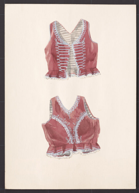 Kresba – živôtik ženský sviatočný