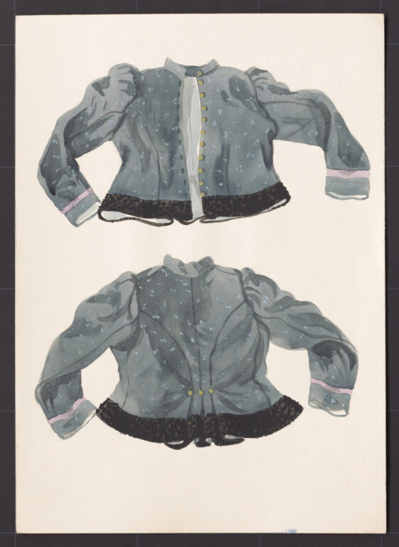 Kresba – kabátik ženský