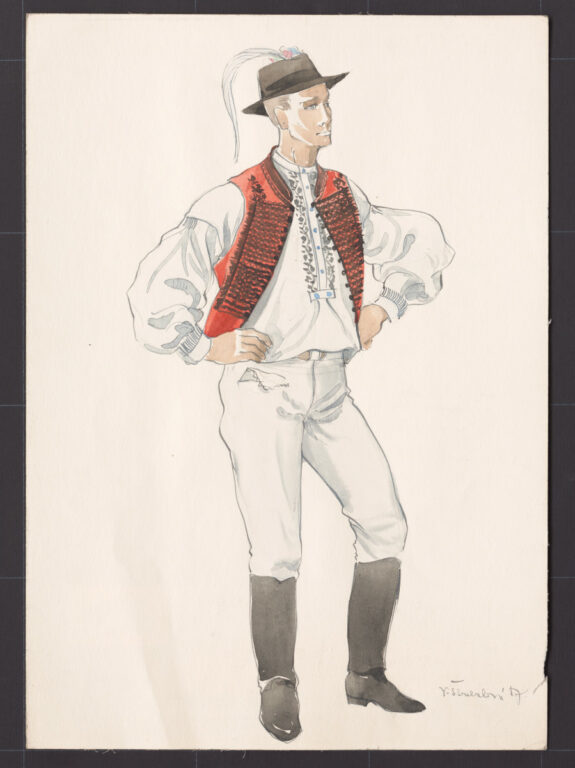 Kresba – odev mládenecký