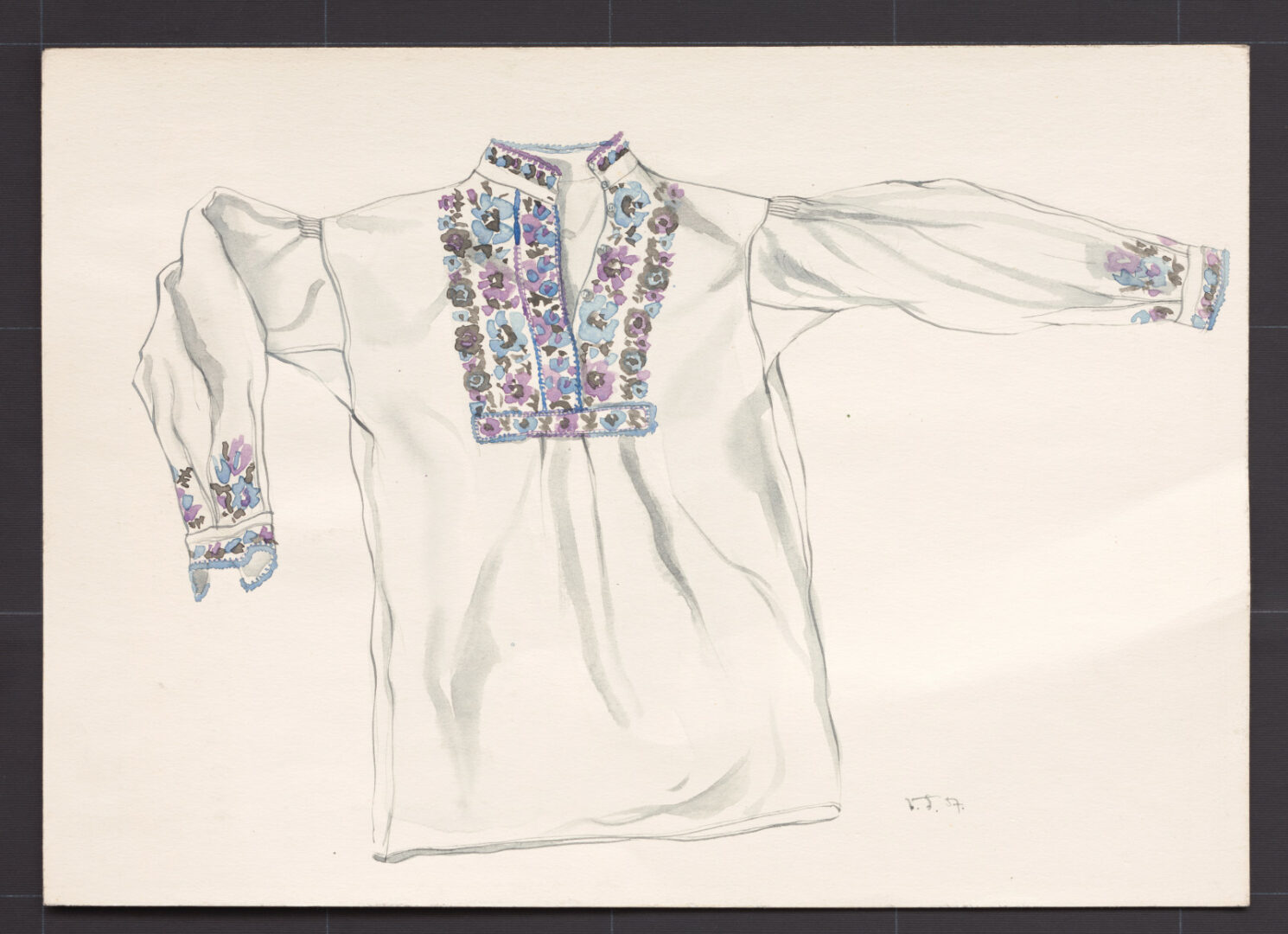 Kresba – košeľa sviatočná