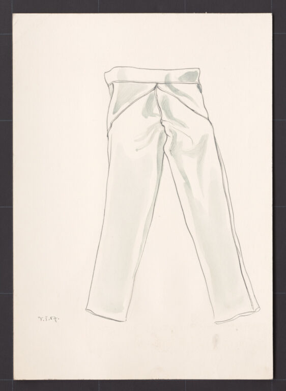 Kresba – nohavice mužské