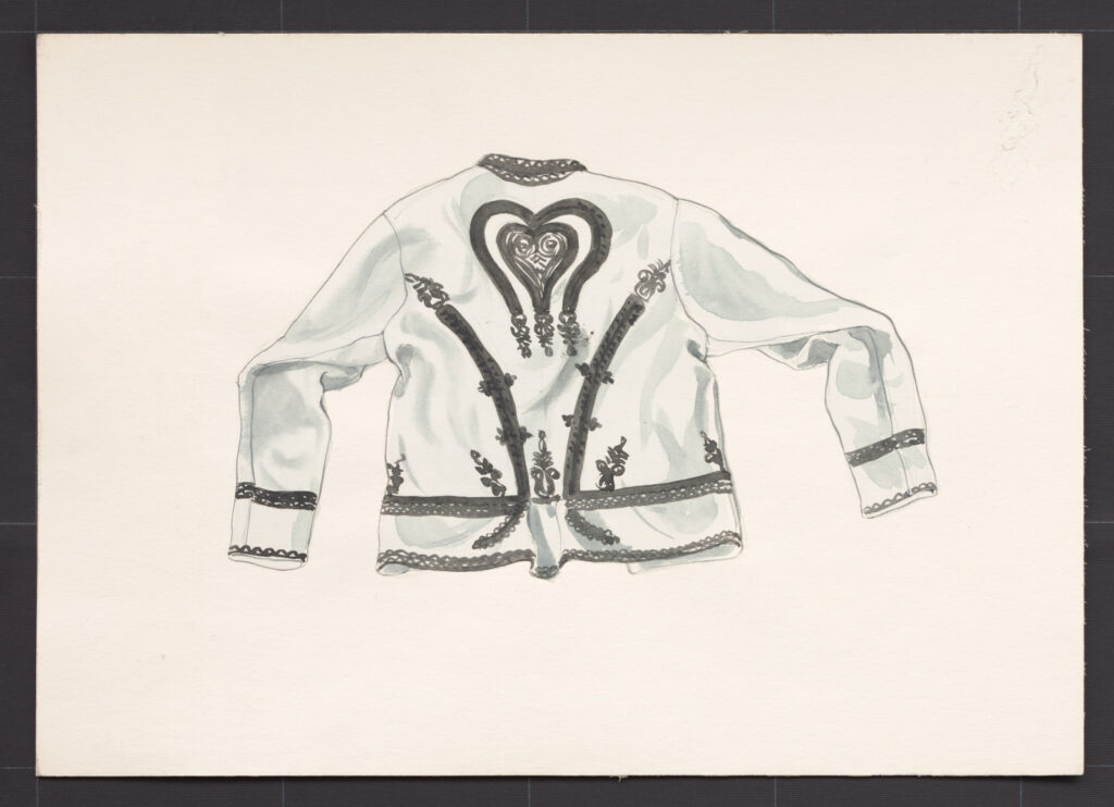 Kresba – kabát mužský drilichový