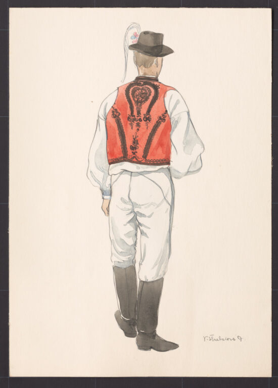 Kresba – odev sviatočný mládenecký