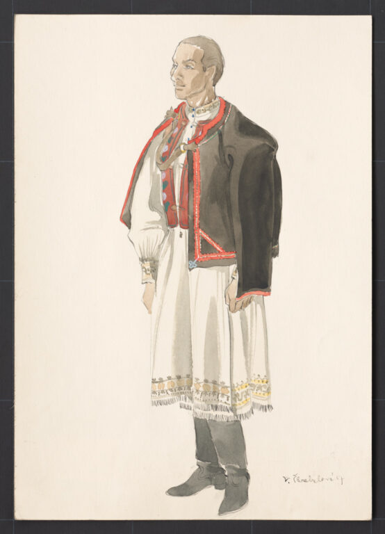 Kresba – sviatočný mužský odev