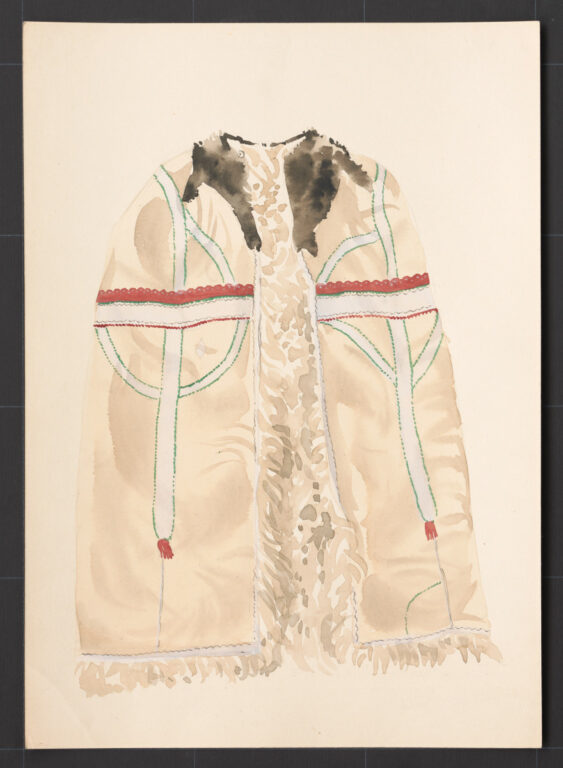 Kresba – bunda kožušinová