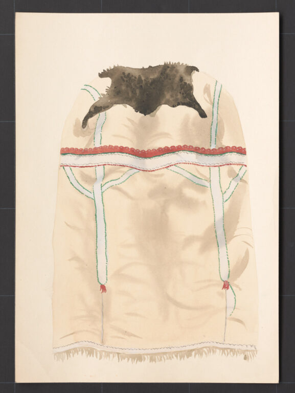 Kresba – bunda kožušinová