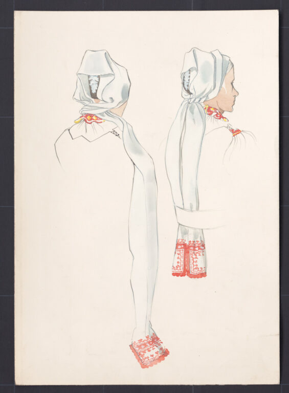 Kersba – šatka dlhá – postup viazania