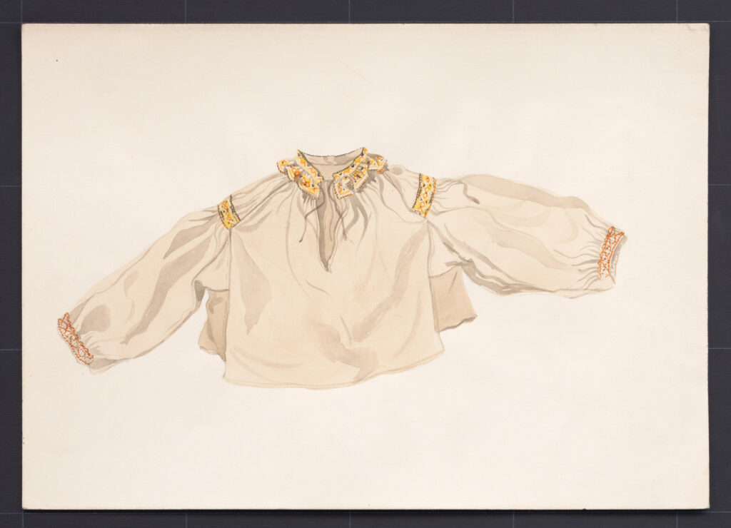 Kresba – rukávce konopné