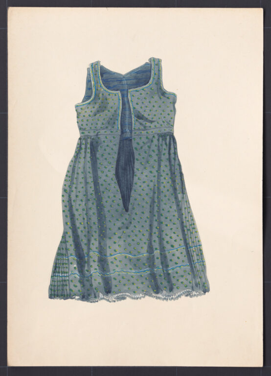 Kresba – sukňa zošitá so živôtikom