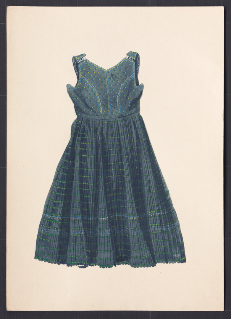 Kresba – sukňa zošitá so živôtikom