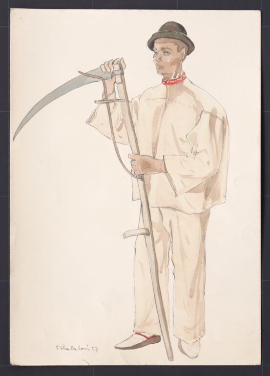 Kresba – odev mužský pracovný