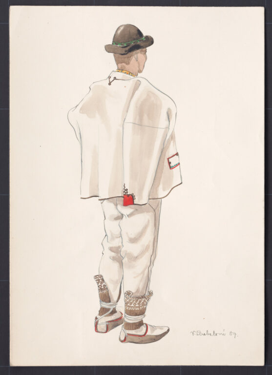 Kresba – odev mužský sviatočný