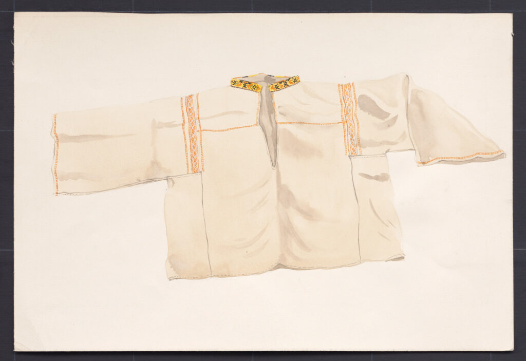 Kresba – košeľa sviatočná