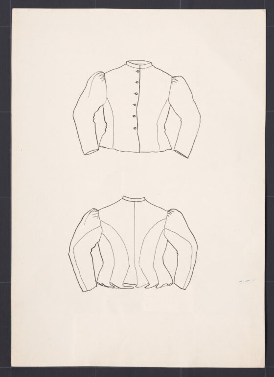 Kresba – kabátik ženský