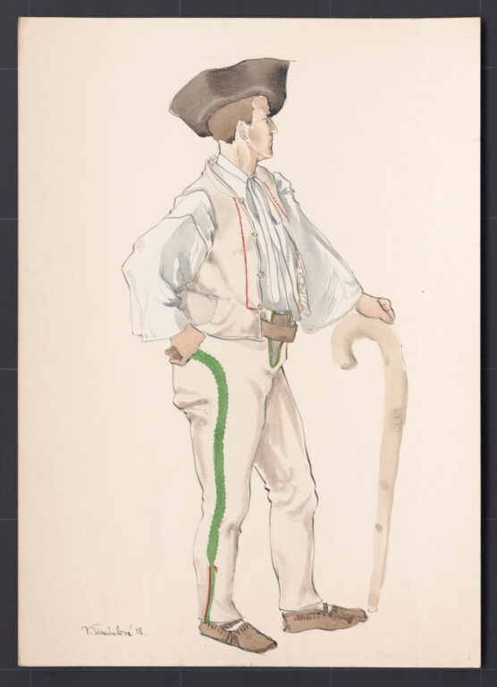 Kresba – odev mužský