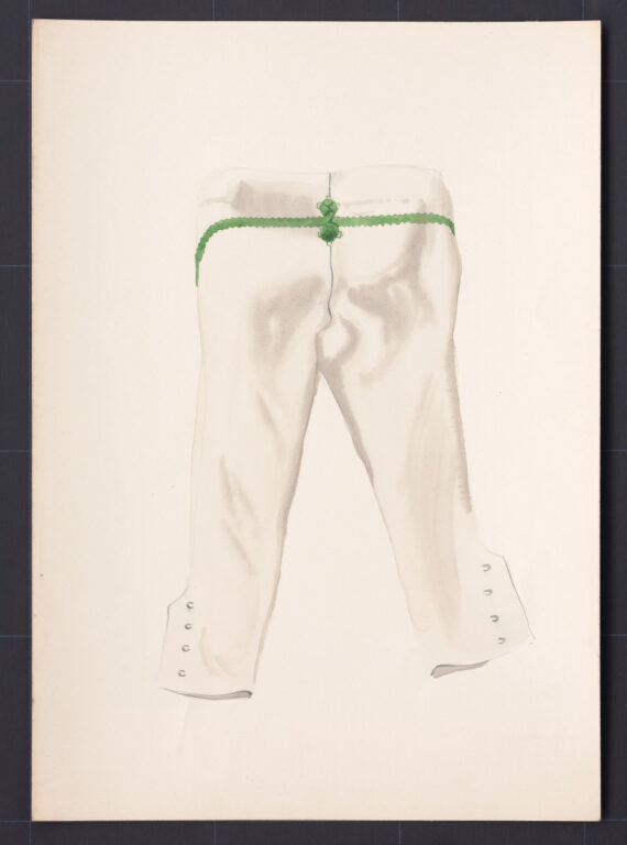 Kresba – nohavice mužské súkenné