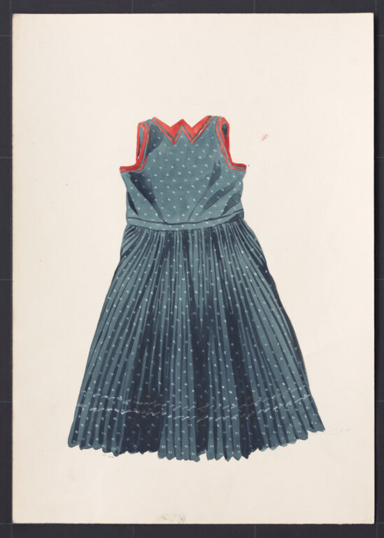 Kresba – sukňa zošitá so živôtikom