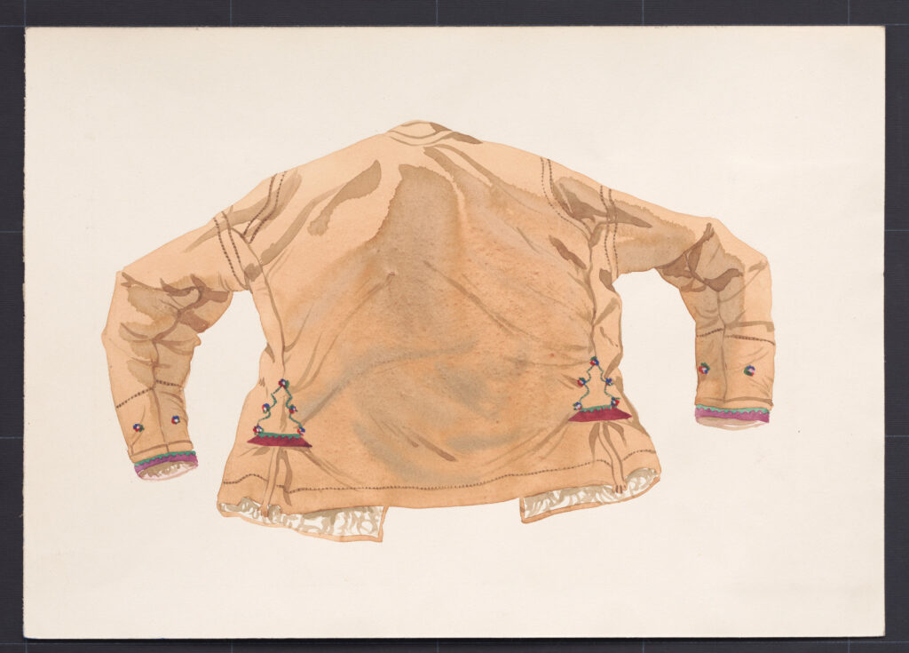 Kresba – kožuch ženský